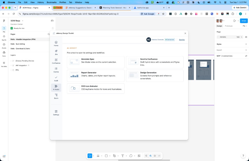 eMoney Design Toolkit Report Generator layout options